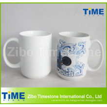 Venta al por mayor porcelana Plain Blanco Gaint Coffee Mug Cup